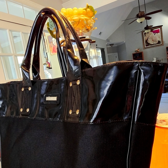 Versace Parfum Patent Leather and Mesh tote - Picture 4 of 14